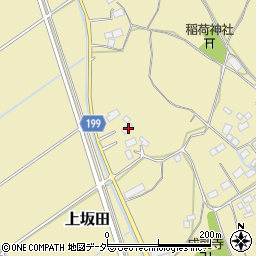 茨城県土浦市上坂田741周辺の地図