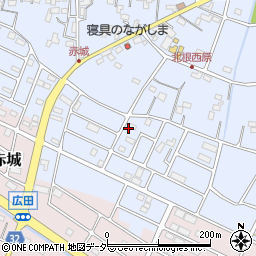 埼玉県鴻巣市北根1722周辺の地図