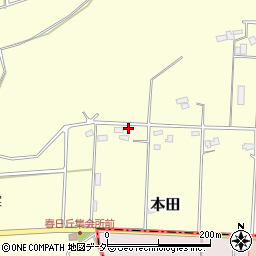 埼玉県深谷市本田7058-3周辺の地図