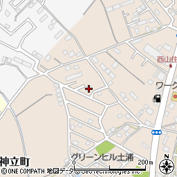 茨城県土浦市神立町3634-14周辺の地図