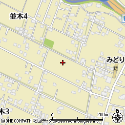 茨城県土浦市並木周辺の地図