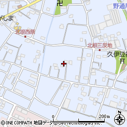 埼玉県鴻巣市北根周辺の地図