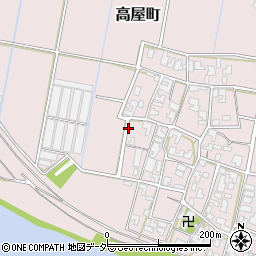 福井県福井市高屋町周辺の地図