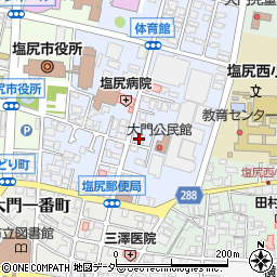 長野県労働金庫塩尻支店周辺の地図