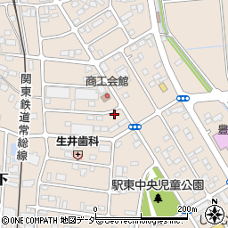 茨城県結城郡織物協同組合周辺の地図