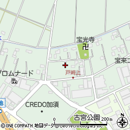埼玉県加須市戸崎261周辺の地図