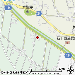 茨城県常総市栗山新田209周辺の地図