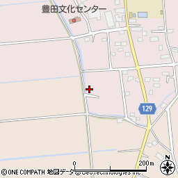 茨城県常総市豊田1071-1周辺の地図