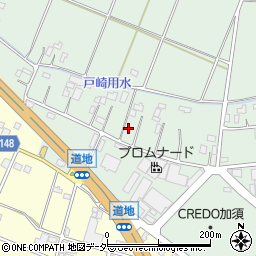 埼玉県加須市戸崎348周辺の地図