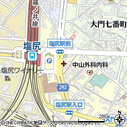 ニッポンレンタカー塩尻駅前営業所周辺の地図