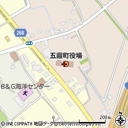 五霞町役場　町民税務課税務グループ周辺の地図