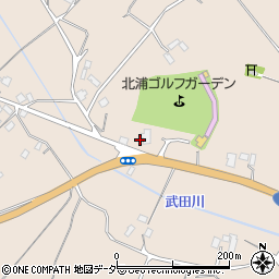 茨城県行方市小貫1105周辺の地図