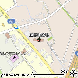 茨城県五霞町（猿島郡）周辺の地図
