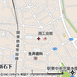 茨城県常総市新石下3680周辺の地図