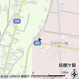長野県塩尻市桔梗ケ原1298-36周辺の地図