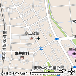 茨城県常総市新石下3699周辺の地図