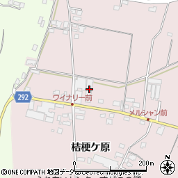 長野県塩尻市桔梗ケ原1298-187周辺の地図