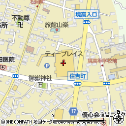 エコス境ＳＣ店周辺の地図