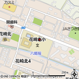 埼玉県加須市花崎北周辺の地図
