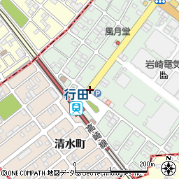 JR行田駅前周辺の地図