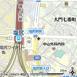 ビスビジネスホテル塩尻駅前店周辺の地図