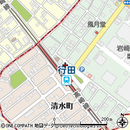 行田警察署行田駅前交番周辺の地図