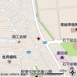 セイコーマート常総新石下店周辺の地図
