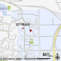 埼玉県熊谷市屈戸54周辺の地図