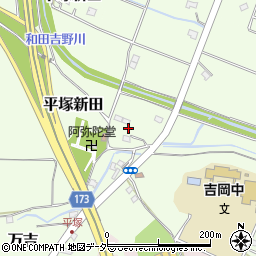 埼玉県熊谷市万吉1876-3周辺の地図
