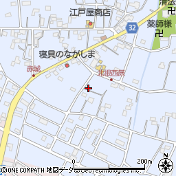 埼玉県鴻巣市北根1594周辺の地図