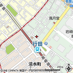 リパーク行田駅前第２駐車場周辺の地図
