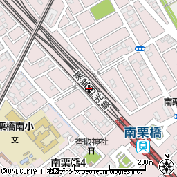 東武鉄道株式会社　南栗橋駅周辺の地図