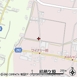 長野県塩尻市桔梗ケ原1298-38周辺の地図