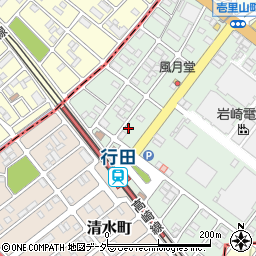 チケパ行田駅前第８駐車場周辺の地図