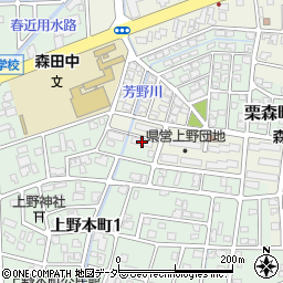 県営住宅上野団地ＵＥＮＯ３周辺の地図