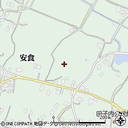 茨城県かすみがうら市安食周辺の地図