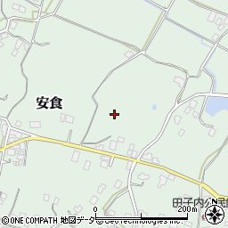 茨城県かすみがうら市安食周辺の地図