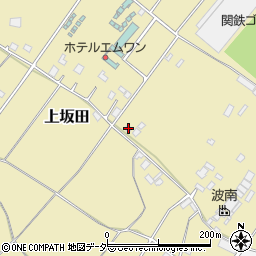 茨城県土浦市上坂田1414-2周辺の地図