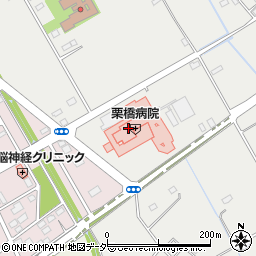 栗橋病院周辺の地図