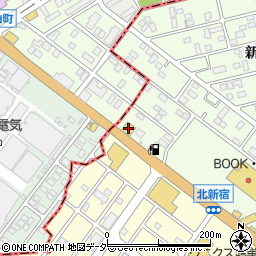 はま寿司１７号鴻巣新宿店周辺の地図