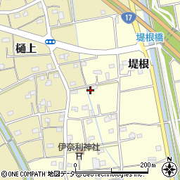 埼玉県行田市堤根520周辺の地図