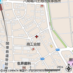 茨城県常総市新石下3708周辺の地図