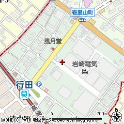 株式会社トーリク　行田営業所周辺の地図