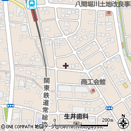 茨城県常総市新石下3546周辺の地図