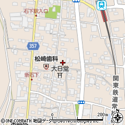 茨城県常総市新石下259周辺の地図
