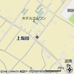 茨城県土浦市上坂田1413-9周辺の地図