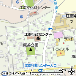 ゆうちょ銀行熊谷市役所江南行政センター内出張所 ＡＴＭ周辺の地図