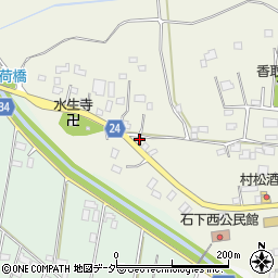 茨城県常総市鴻野山79周辺の地図