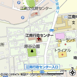 熊谷市江南行政センター周辺の地図