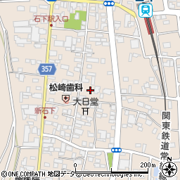 茨城県常総市新石下259-2周辺の地図